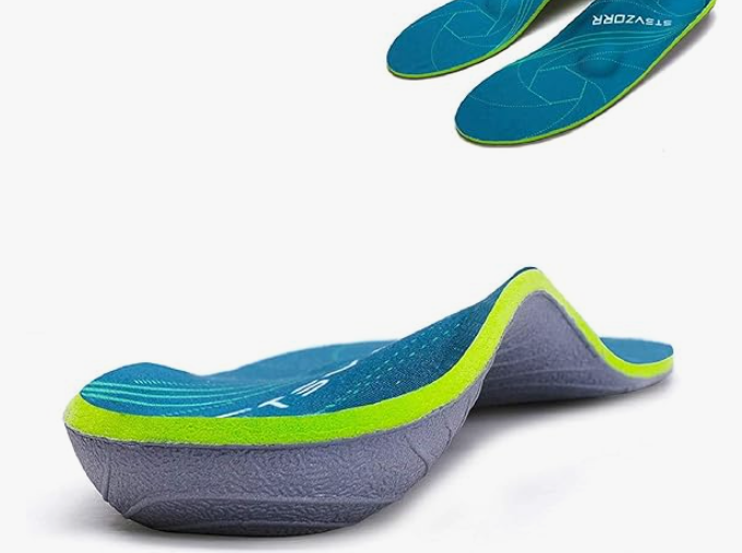 Plantar Fasciitis Arch Support Orthopedic Insoles Relieve Flat Feet Heel Pain Shock Absorption Comfortable Insoles