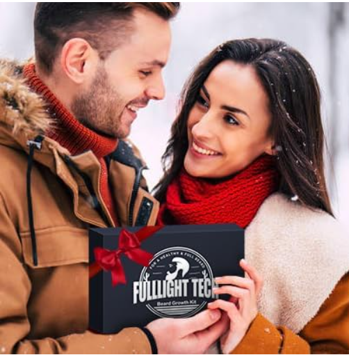 Beard Grooming Kit for Men,Beard Growth & Care Kit,Birthday Fathers Gifts Set for Dad Men Him Husband Boyfriend,W/Vitamin Spray,Shampoo,Oil,Balm,Brush,Comb,Scissors,Unique Mens Gifts for Christmas