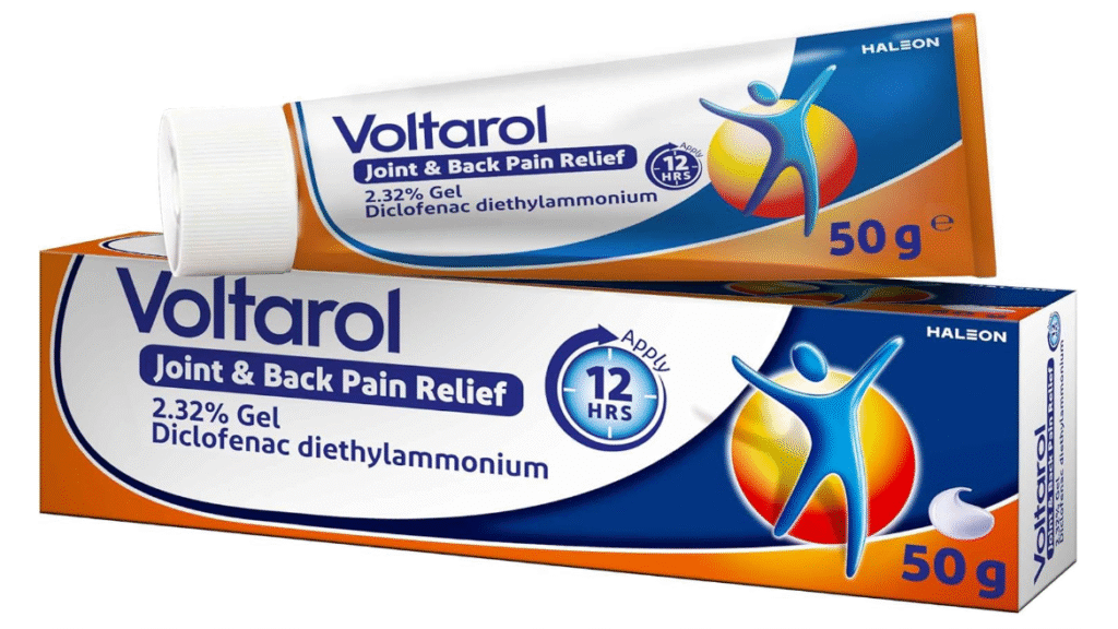 Voltarol Joint & Back Pain Relief 2.32% Gel, for Joint Pain Relief, suitable for Knee Pain & Neck Pain, 50g