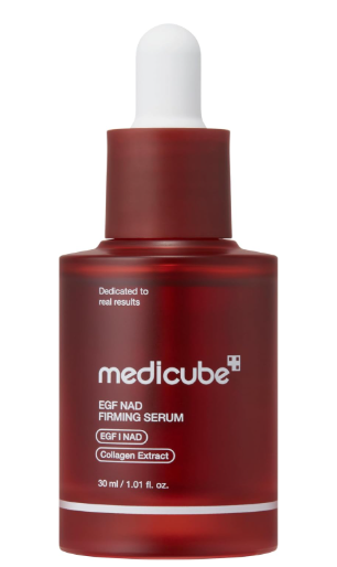 medicube NAD EGF Firming Serum for Face & Neck | Anti-Aging Serum with EGF Peptide, NAD+ & Collagen | Wrinkle Appearance, Elasticity & Pore Care | Korean Skincare, 1.01 fl.oz